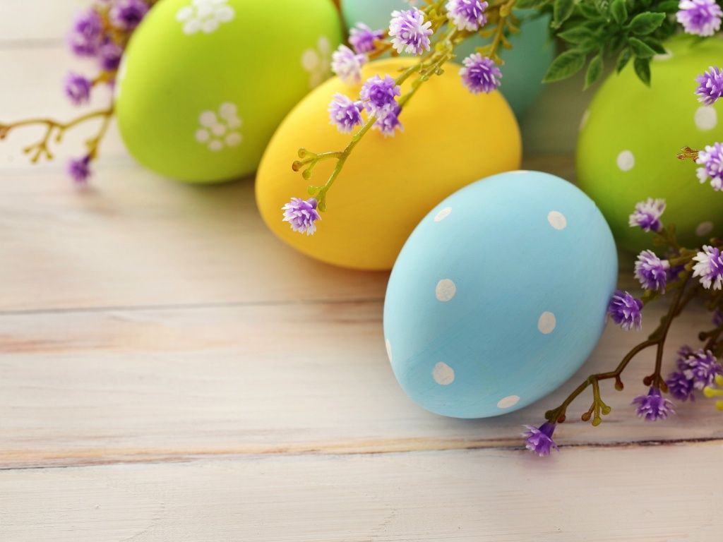 Easter Eggs Wallpaper Hd - HD Wallpaper 