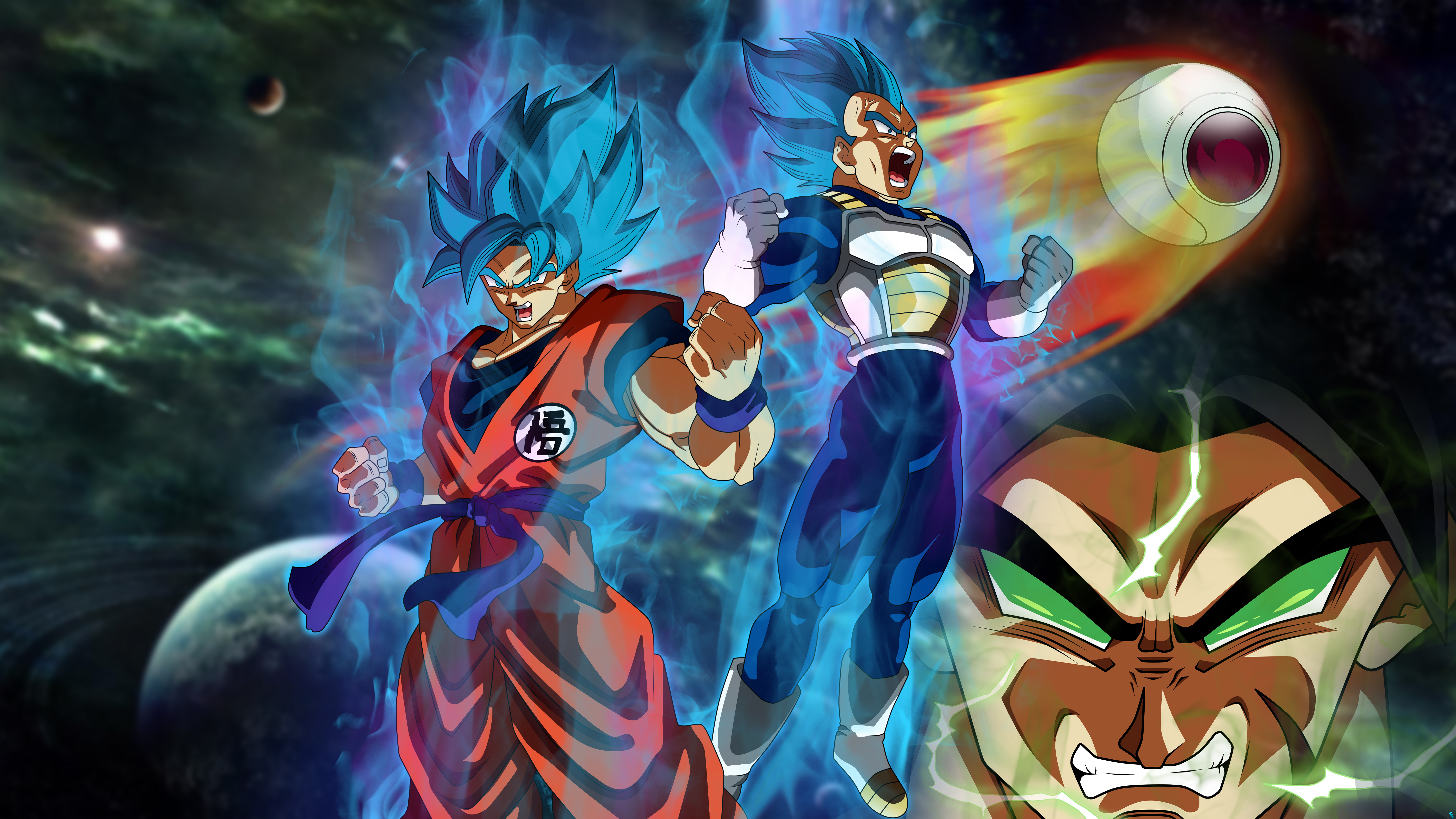 Goku Y Vegeta Wallpaper 4k - HD Wallpaper 