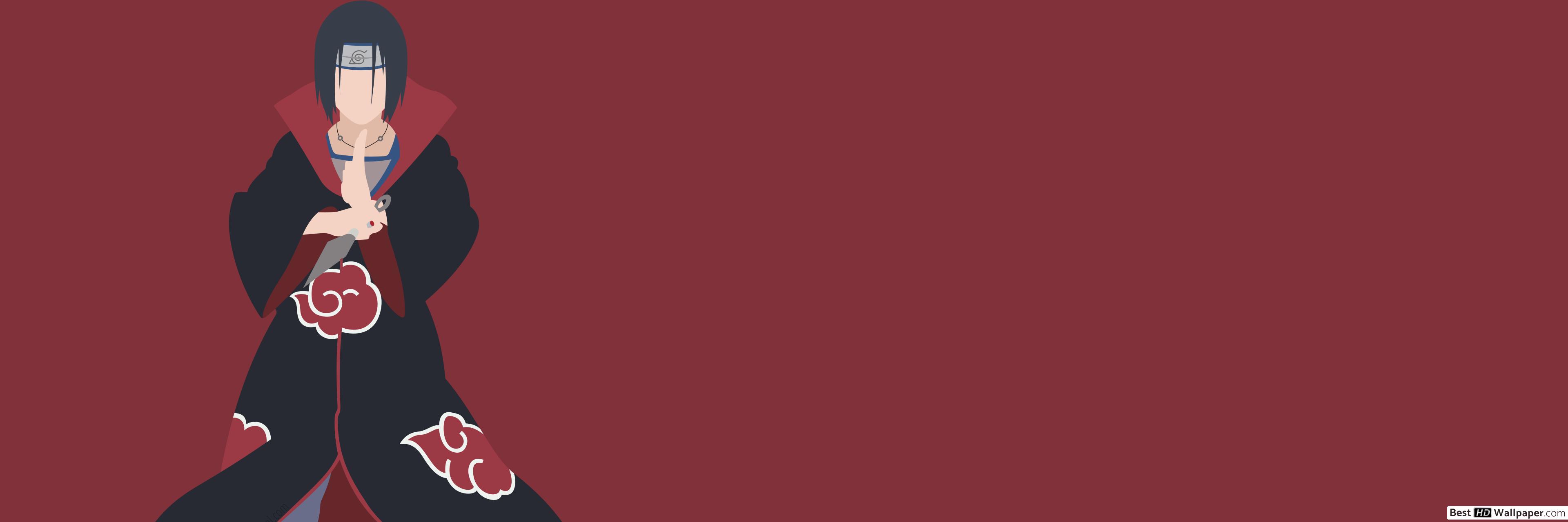 Dual Screen Wallpaper Itachi - HD Wallpaper 