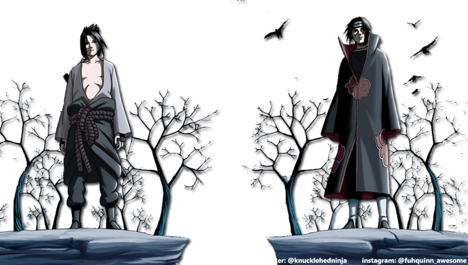 Sasuke And Itachi Png - HD Wallpaper 