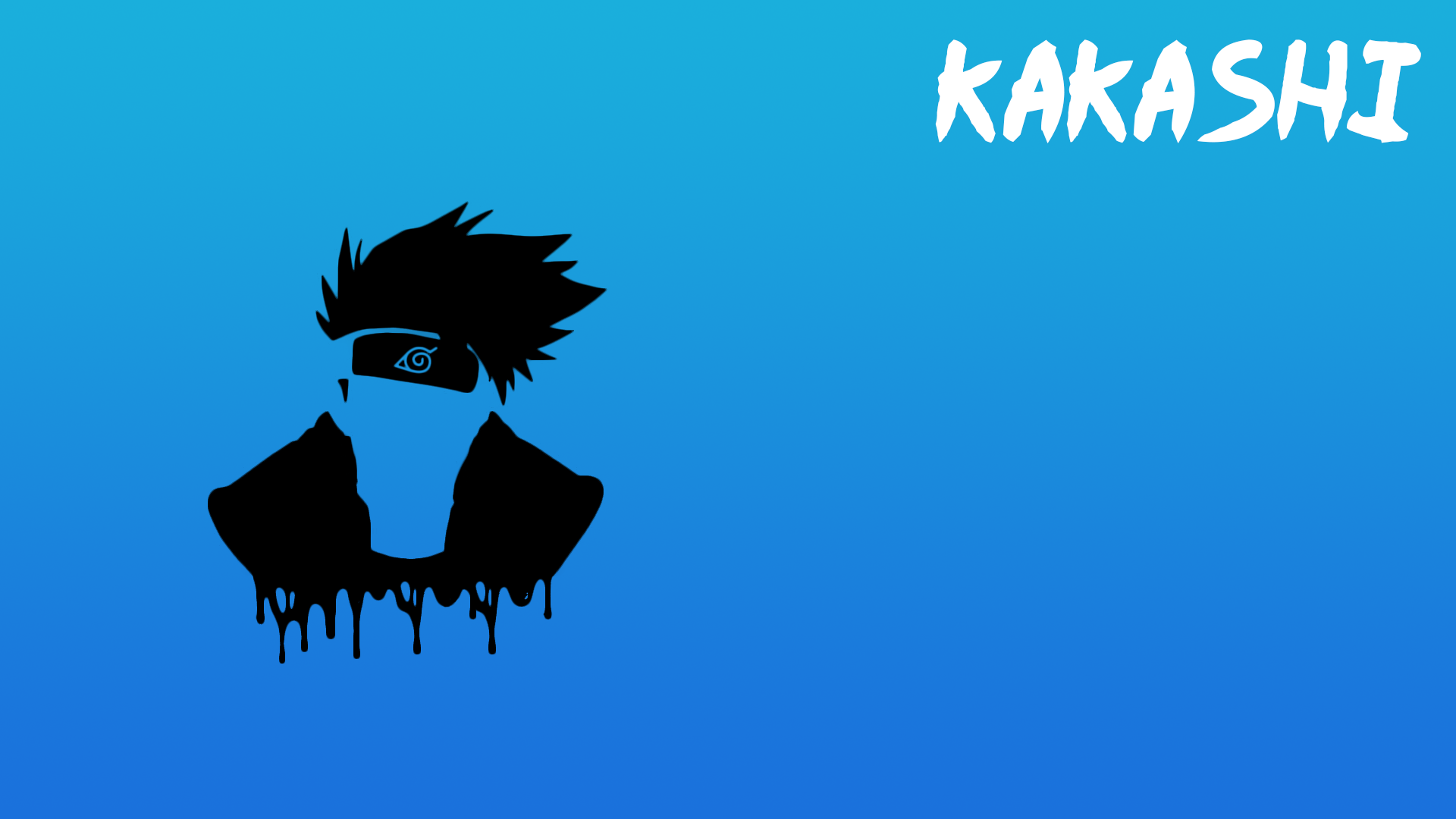 Free Download Kakashi Wallpaper - Blue Kakashi Wallpaper Wolf - HD Wallpaper 