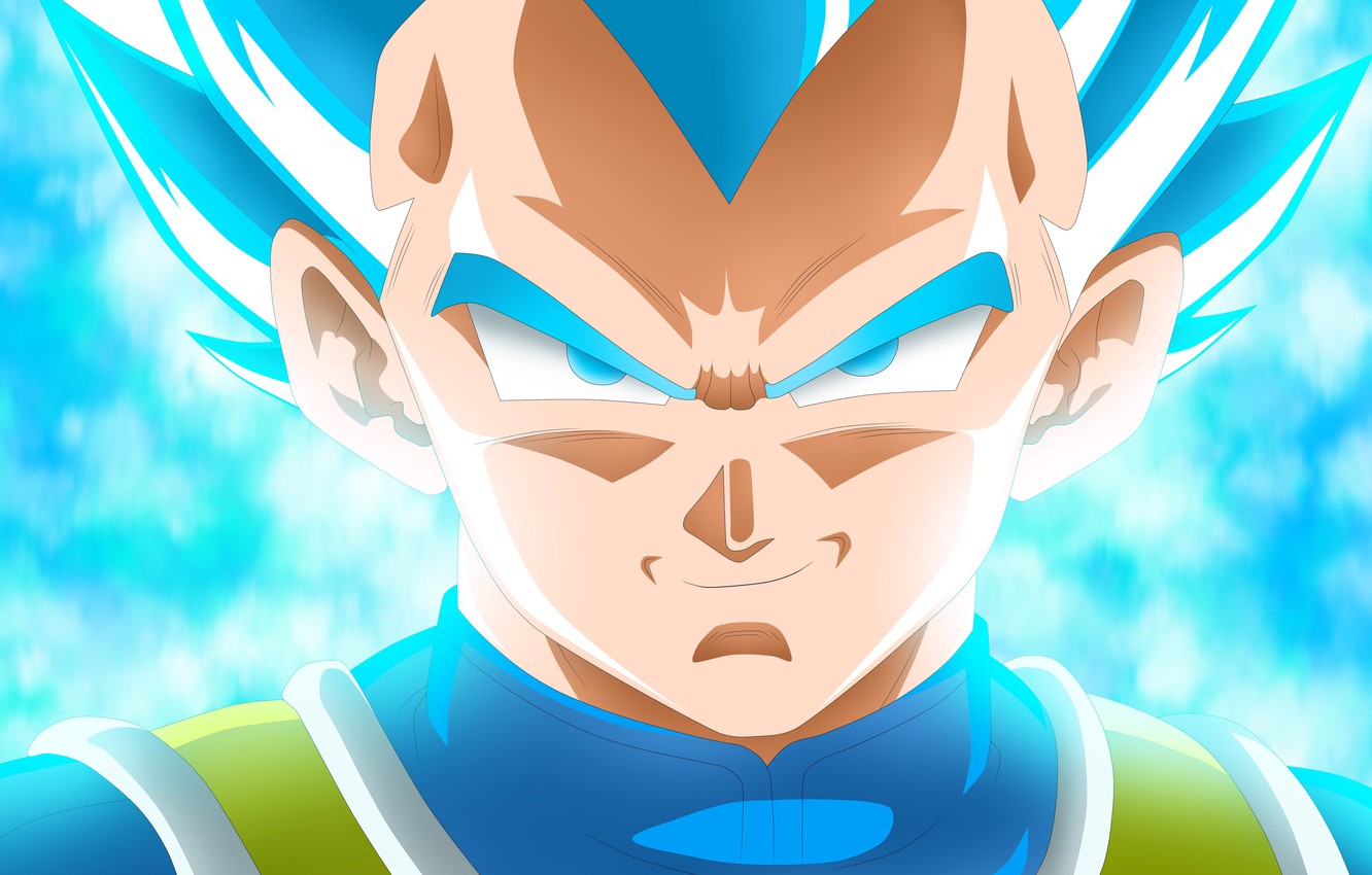 Photo Wallpaper Blue, Super Saiyan, Vegeta Dragon Ball - Vegeta Wallpaper 4k - HD Wallpaper 