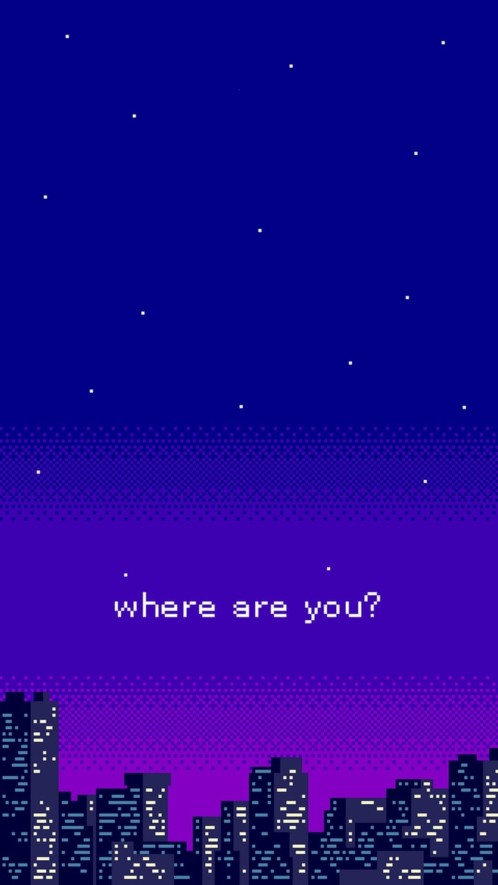 City Pixel And Wallpaper Image Vaporwave Pixel Art Text 7x1280 Wallpaper Teahub Io