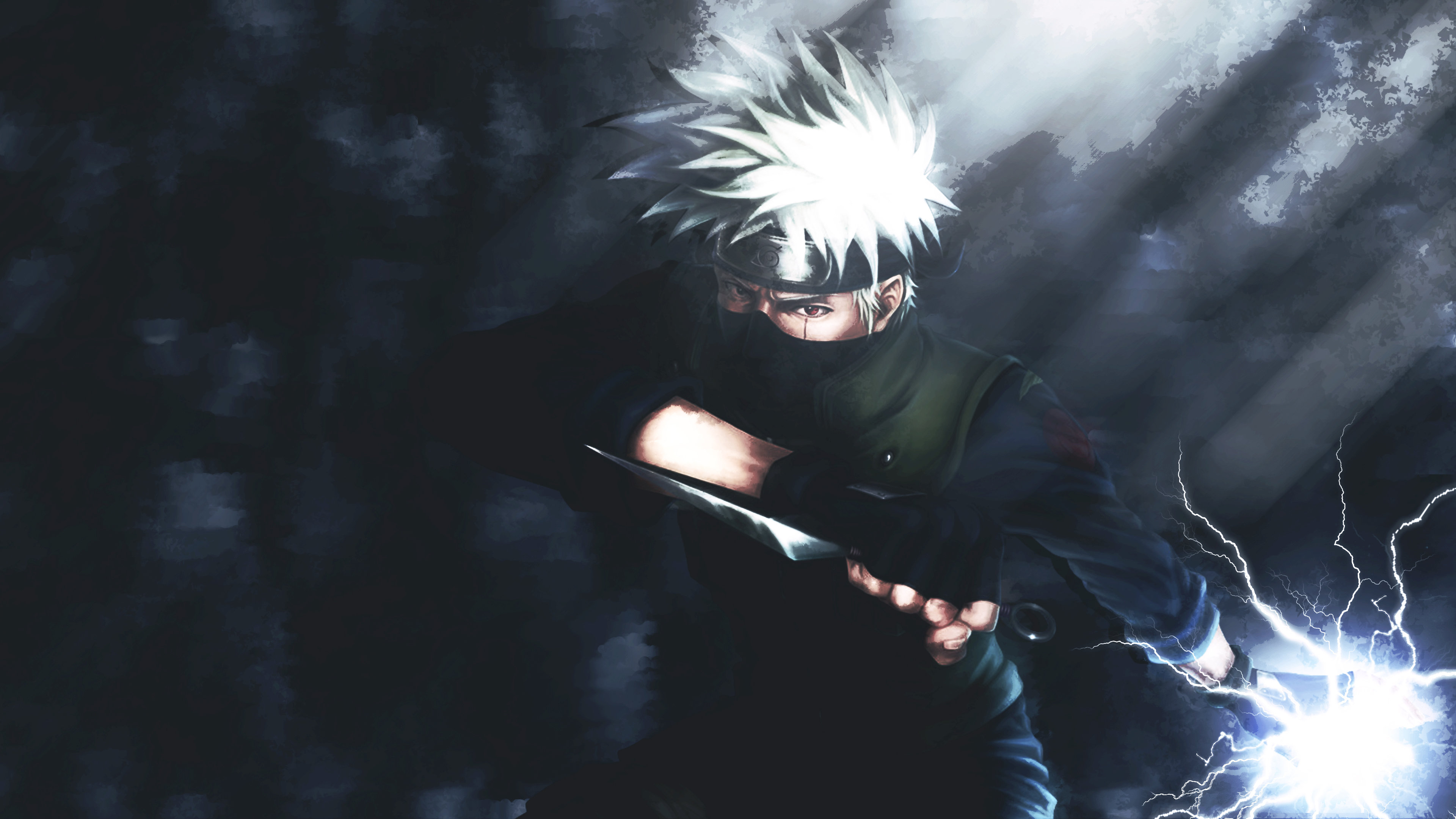 Free Download Kakashi Hatake Background Id - Imagenes 4k De Naruto - HD Wallpaper 