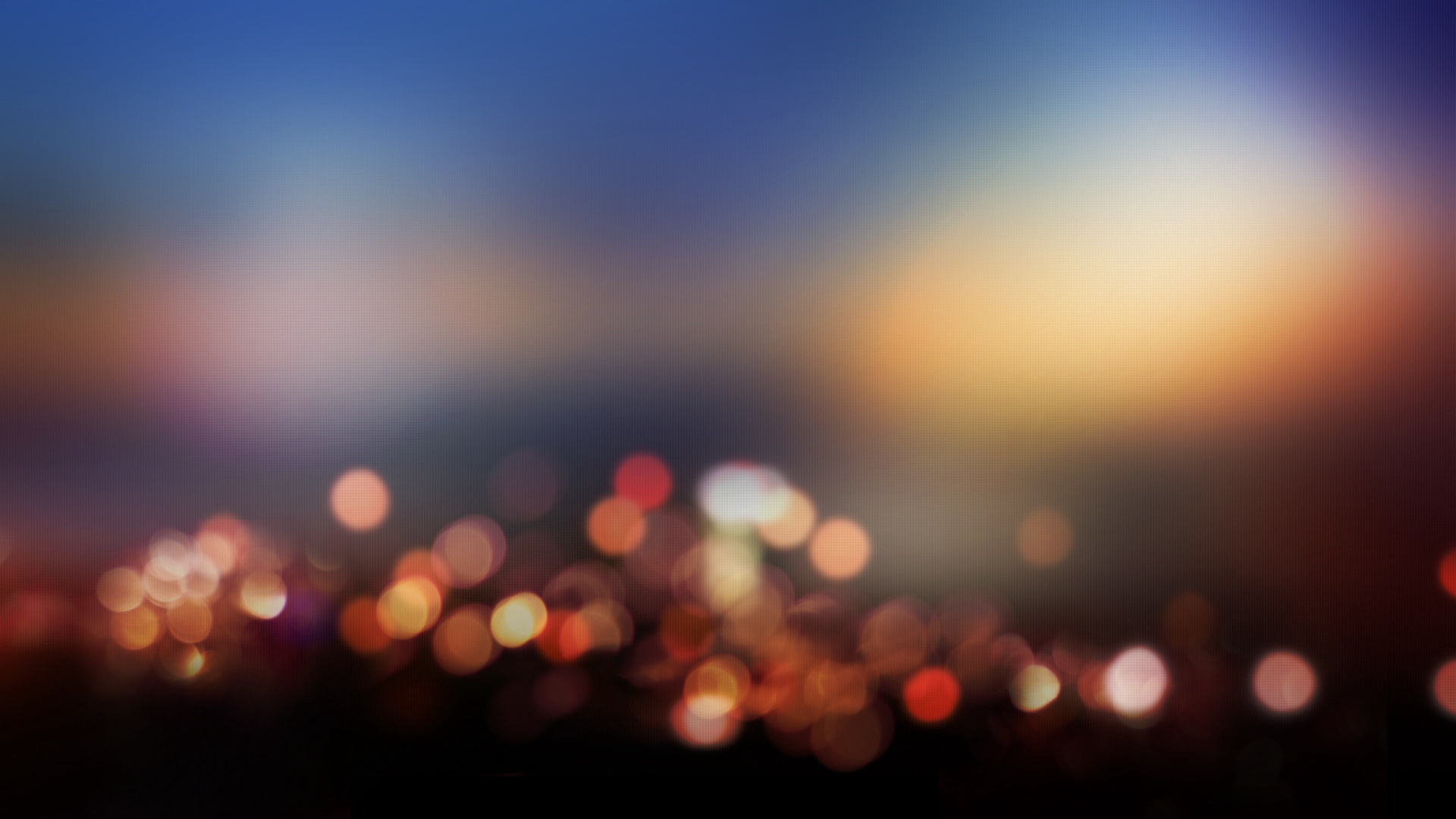 Wallpaper Lights, Night City, Blurring - Blurred City Lights - 1920x1080  Wallpaper 