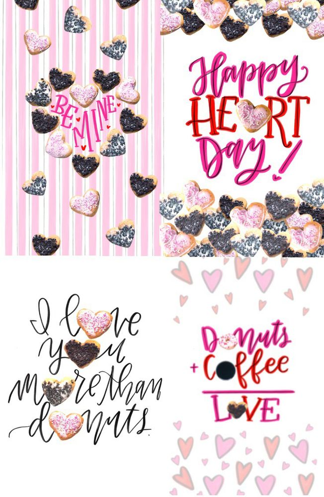 Share Your Dunkin’ Love This Valentine’s Day With Mobile - Valentines Donuts Wallpaper Iphone 6 - HD Wallpaper 