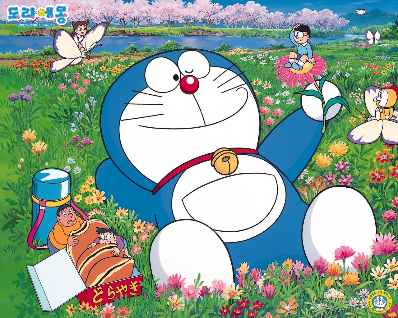 Doraemon Background - HD Wallpaper 