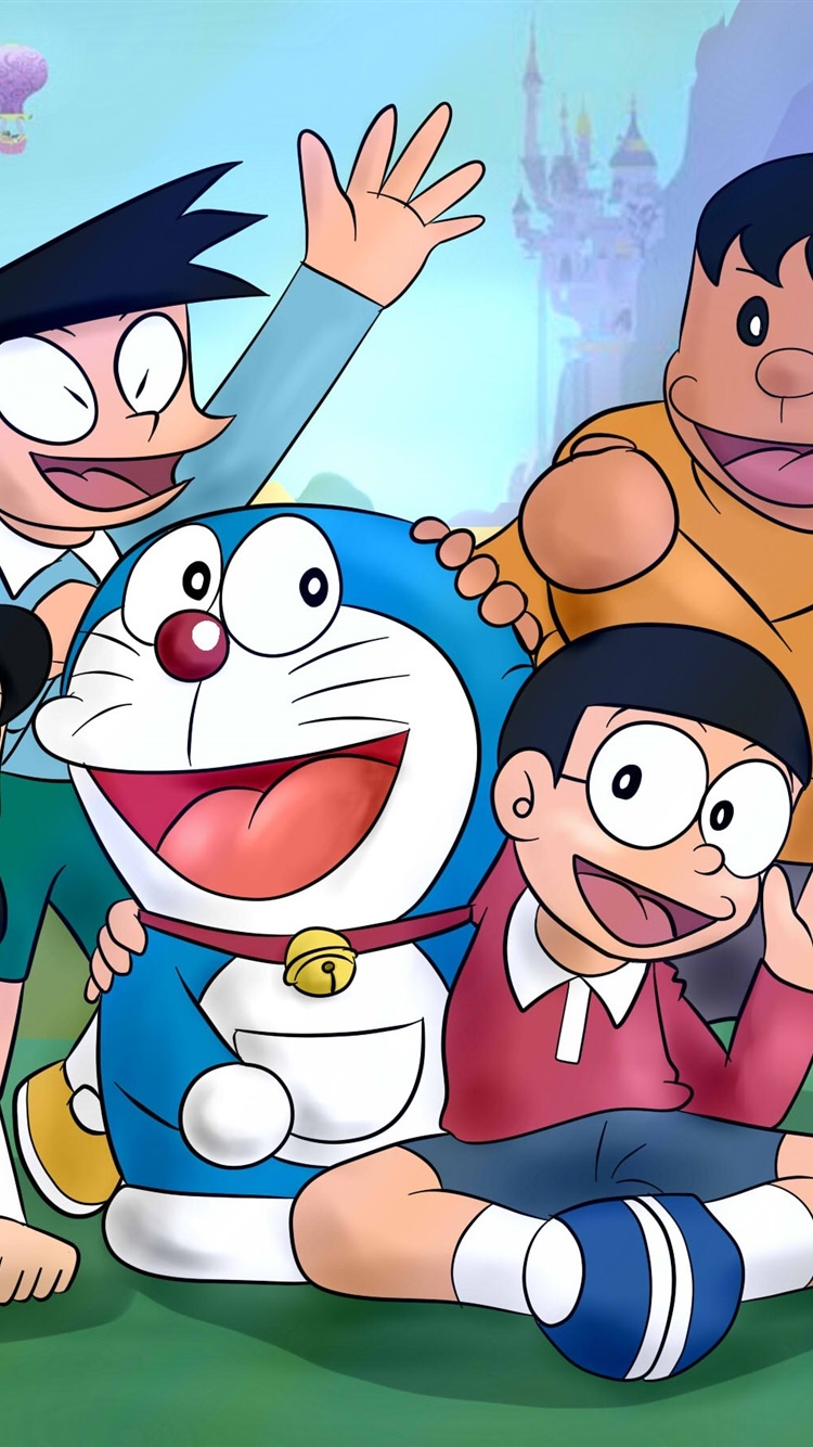 Iphone Wallpaper Doraemon, Classic Anime - Doraemon Wallpaper Hd - 750x1334  Wallpaper 