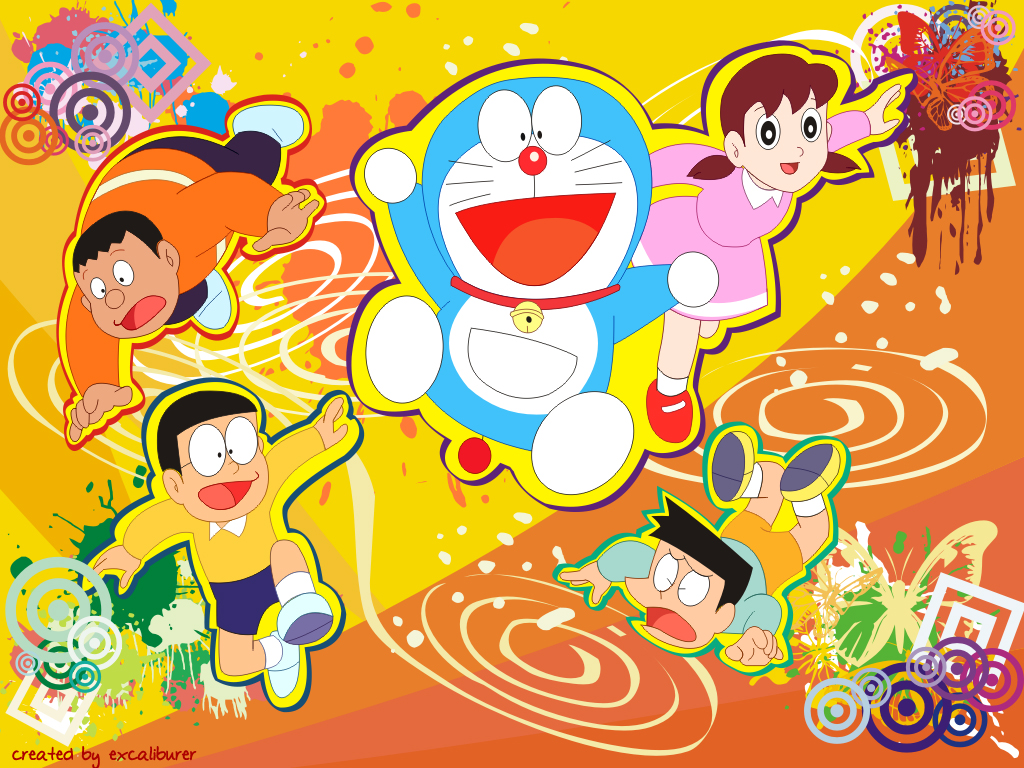 Hiroshi Fujimoto, Shin-ei Animation, Studio Pierrot, - Cartoon Doraemon And Nobita - HD Wallpaper 