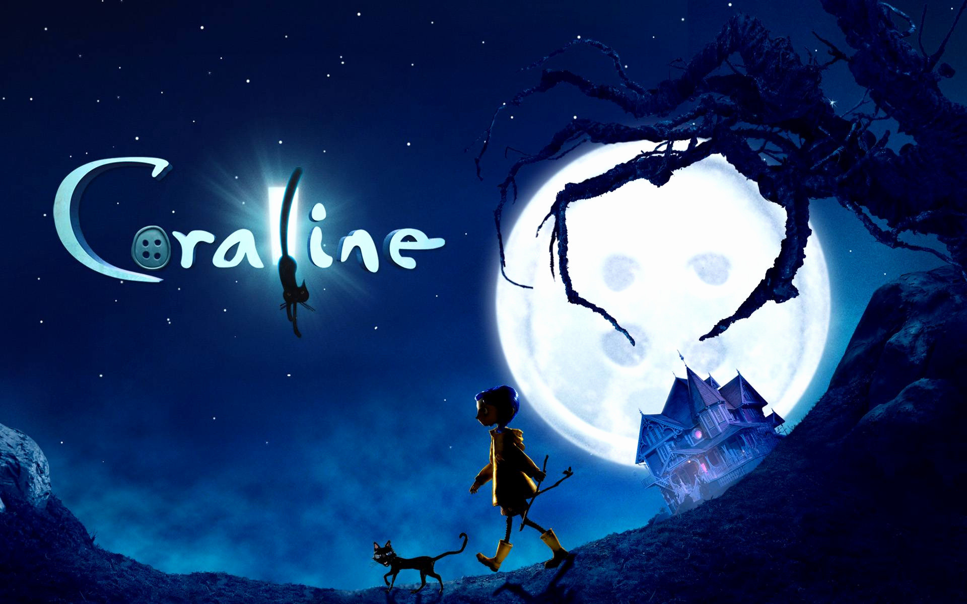 50 3d Names Wallpapers On Wallpaperplay - Coraline Wallpaper Hd - HD Wallpaper 