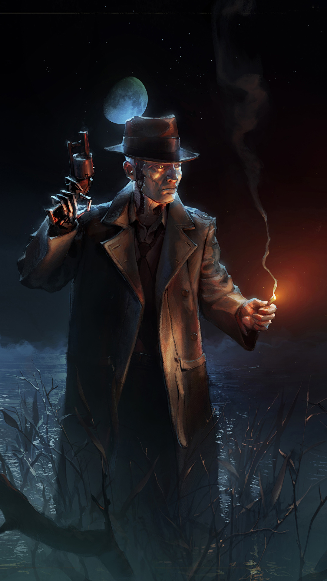 Fallout 4 Nick Valentine Fan Art - HD Wallpaper 