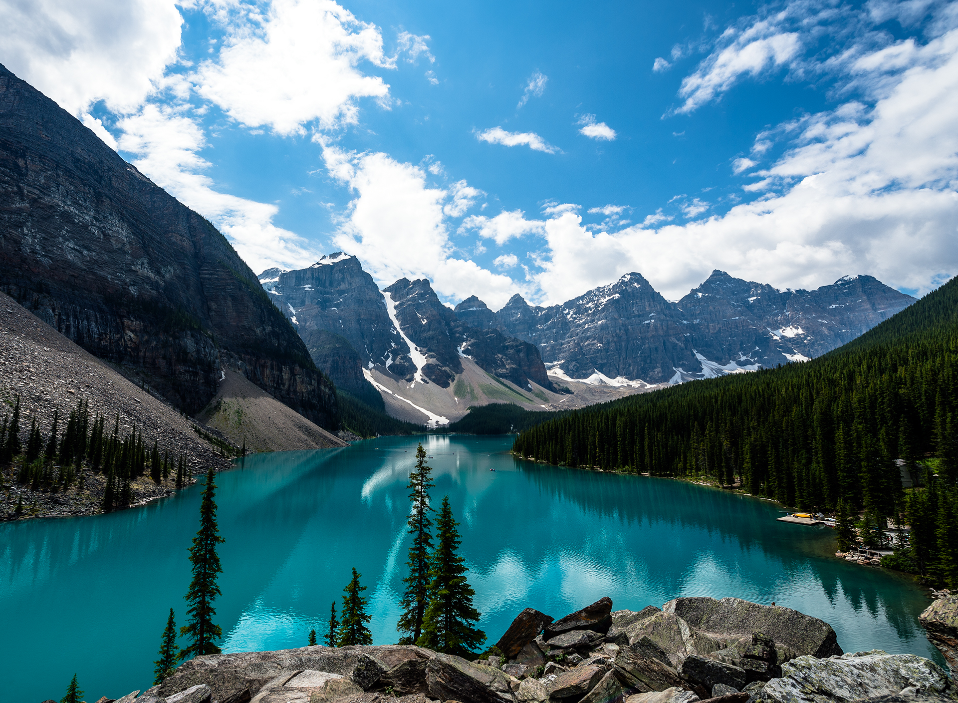 Moraine Lake - HD Wallpaper 