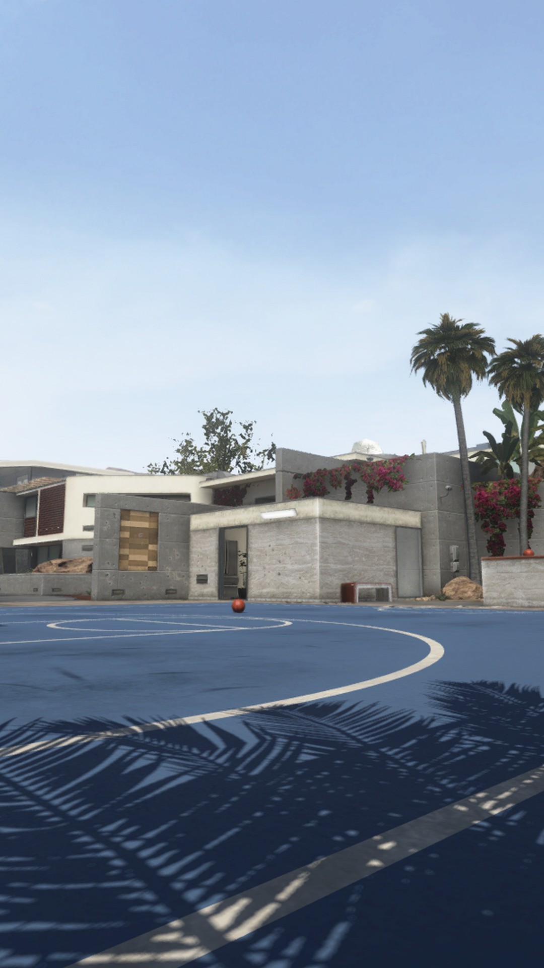 Basketball Court Desktop Hd - HD Wallpaper 