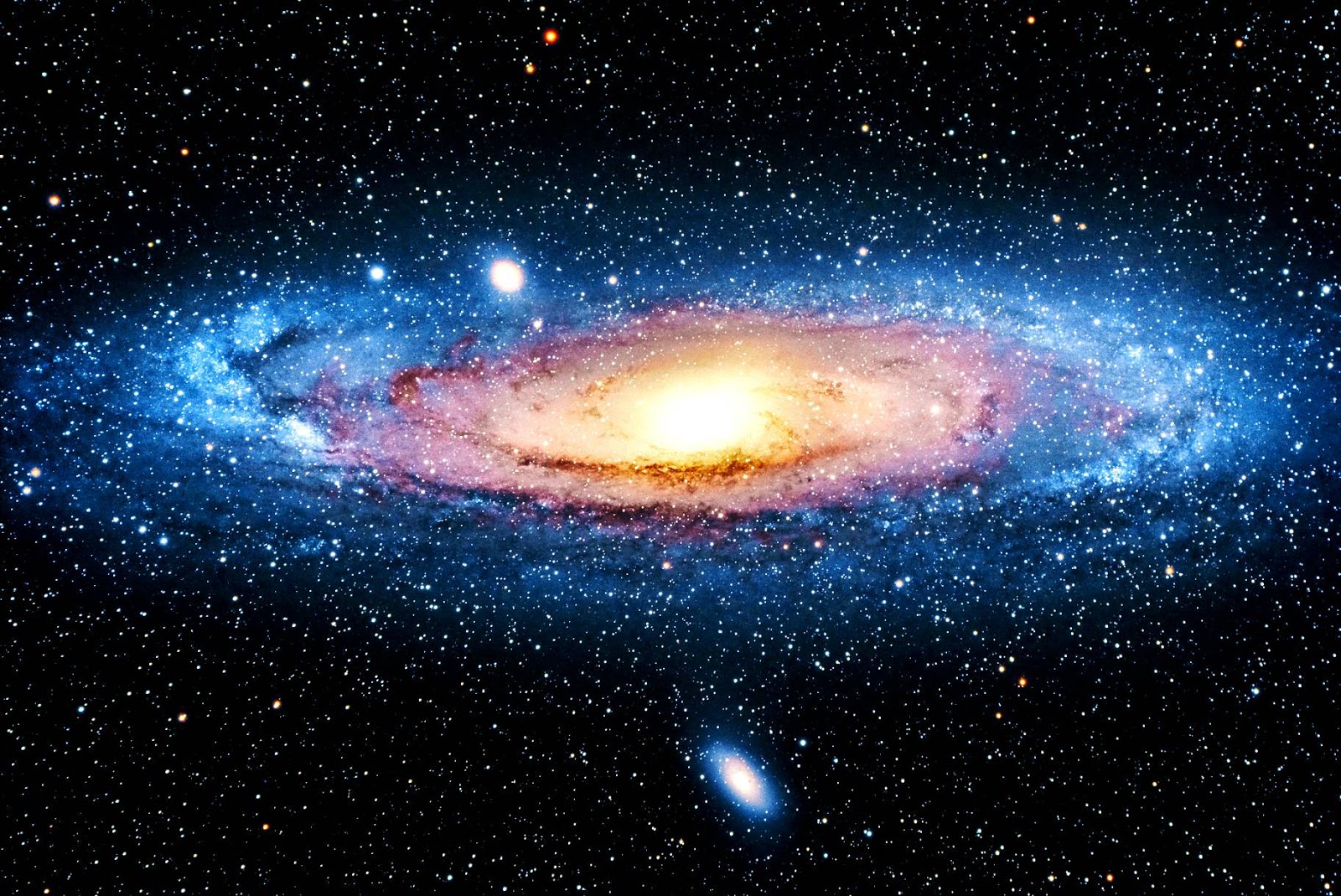 Hq Definition Andromeda Galaxy Wallpaper - Andromeda Galaxy - HD Wallpaper 
