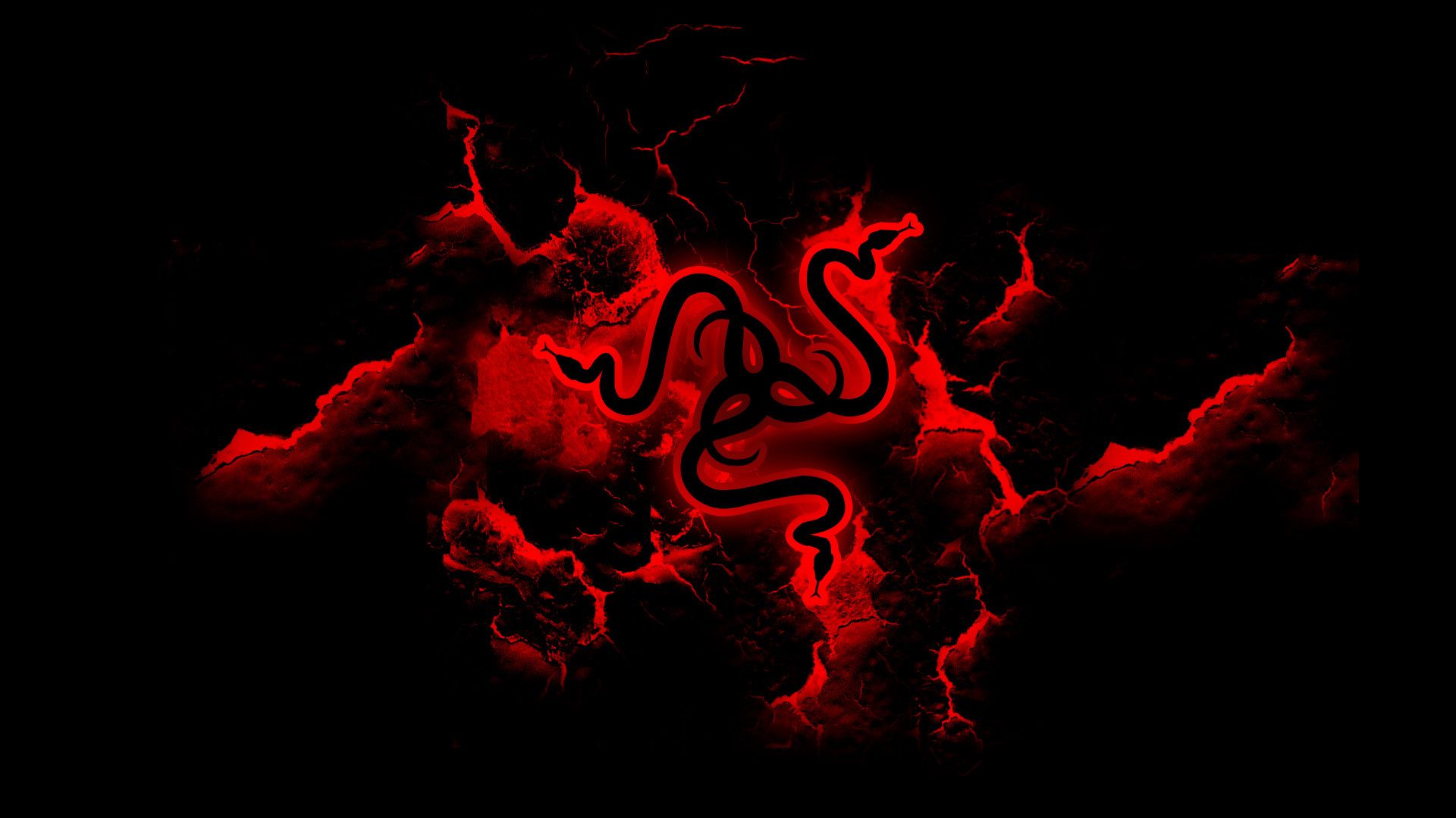 Red Razer Wallpapers Hd - Red And Black Razer - HD Wallpaper 
