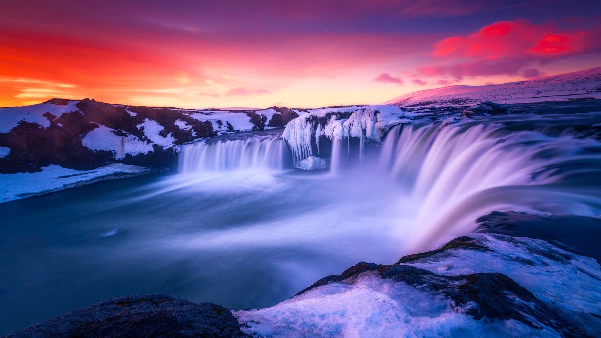 Waterfall Iceland Laptop Full Hd 1080p Hd 4k Wallpapers - Waterfall Wallpaper Huawei - HD Wallpaper 