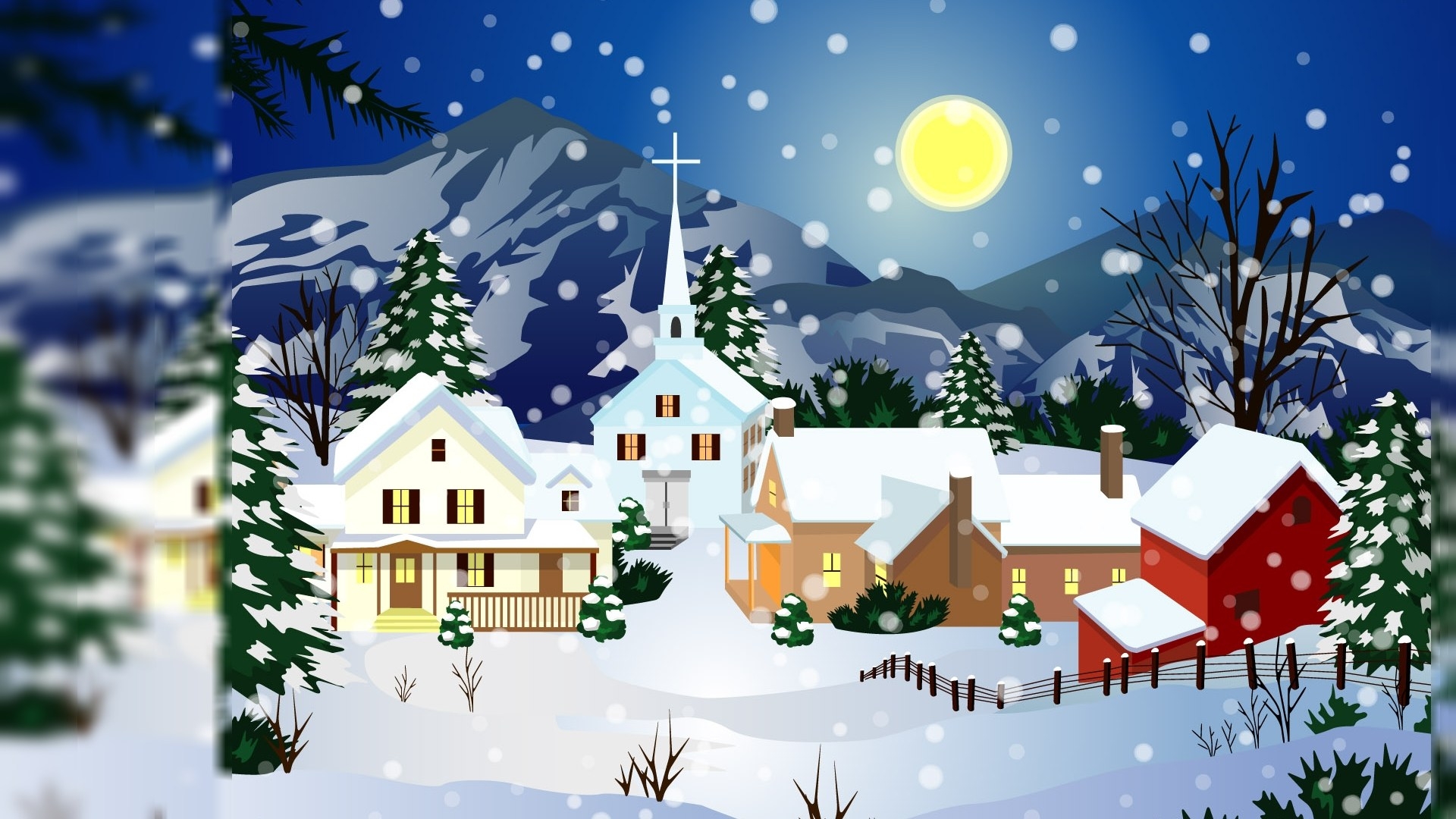 Animated Christmas Wallpaper Desktop - HD Wallpaper 