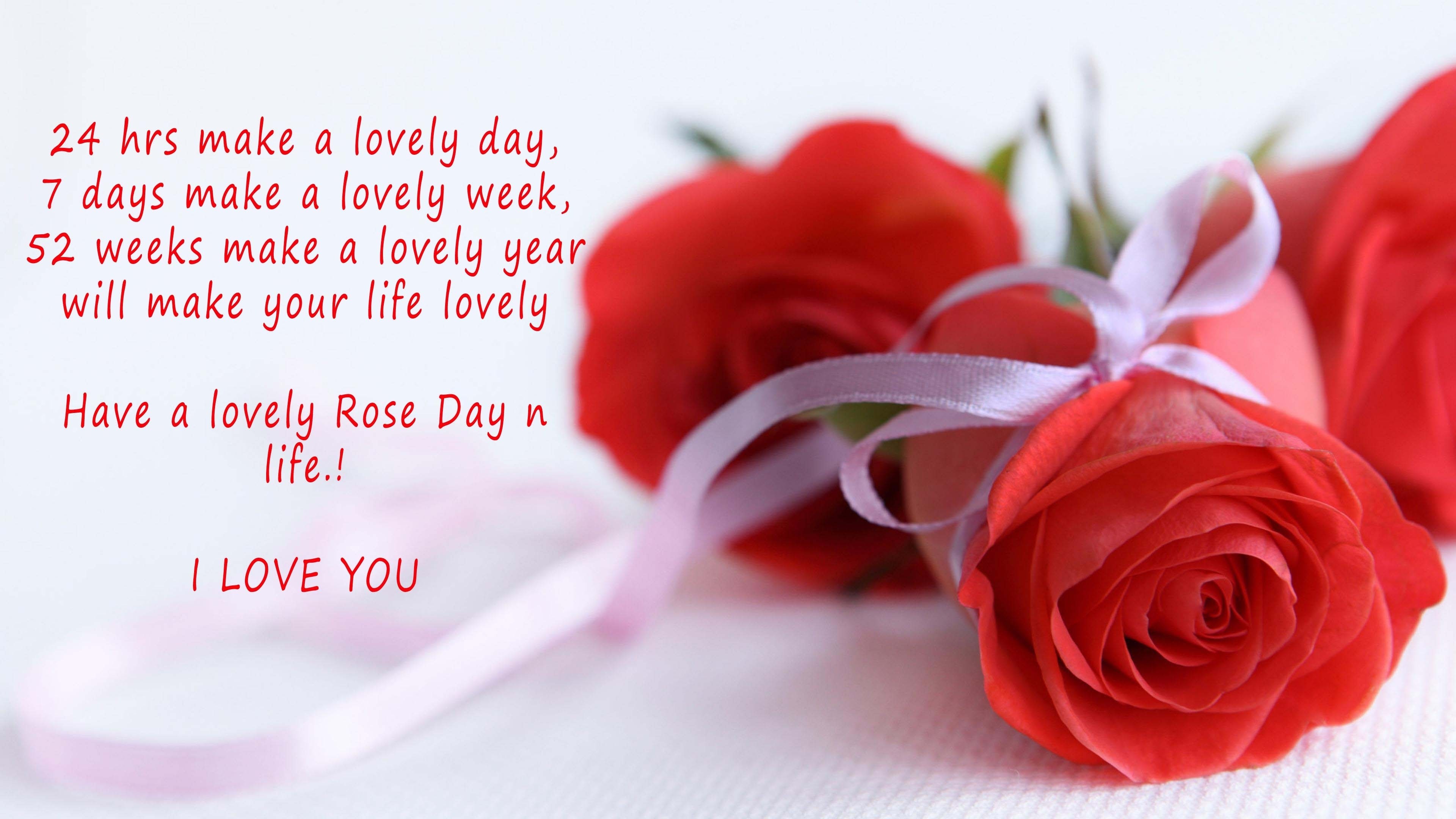 Flowers Rose Wallpaper I Love You Beautiful Yellow - Love Red Rose Quotes - HD Wallpaper 
