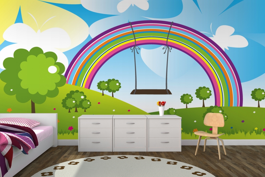 Solar System Painting On Wall - HD Wallpaper 