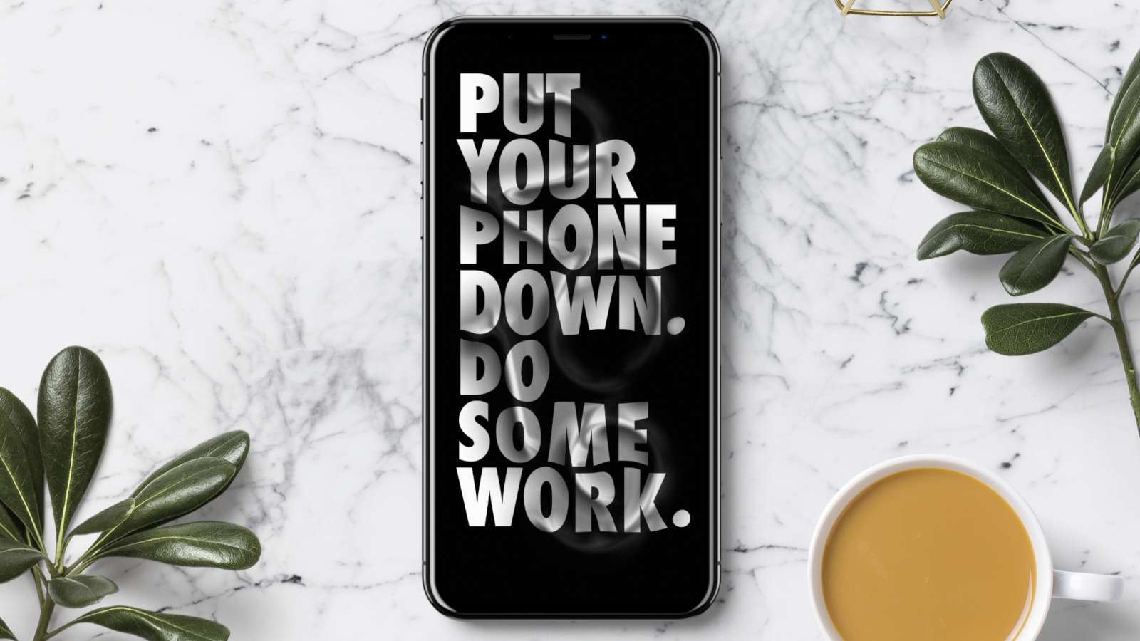 Lovely Wallpapers By Jordan Metcalf For 21wallpaper - Put Your Phone Down Do Some Work - HD Wallpaper 