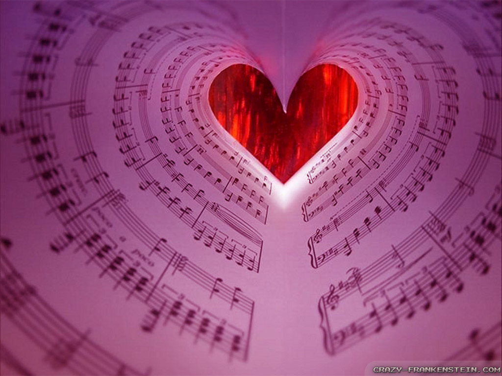 Lovely Wallpapers - Singing Heart - HD Wallpaper 