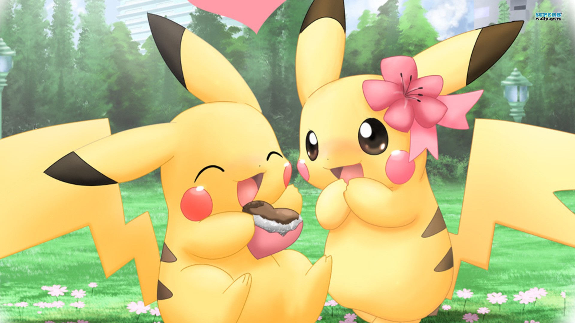 Cute Pokemon Wallpaper Pikachu - HD Wallpaper 