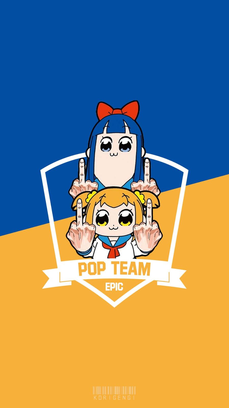 Pop Team Epic Phone - HD Wallpaper 