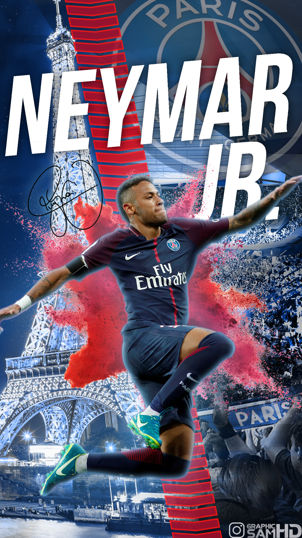 Neymar Jr - Neymar Hd 3d Wallpaper Psg - HD Wallpaper 