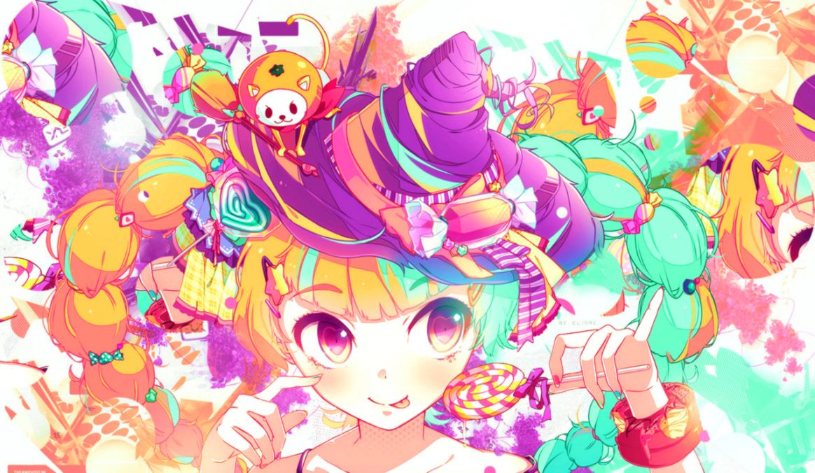 Anime Kawaii Wallpapers - Yuc E Future Candy - HD Wallpaper 