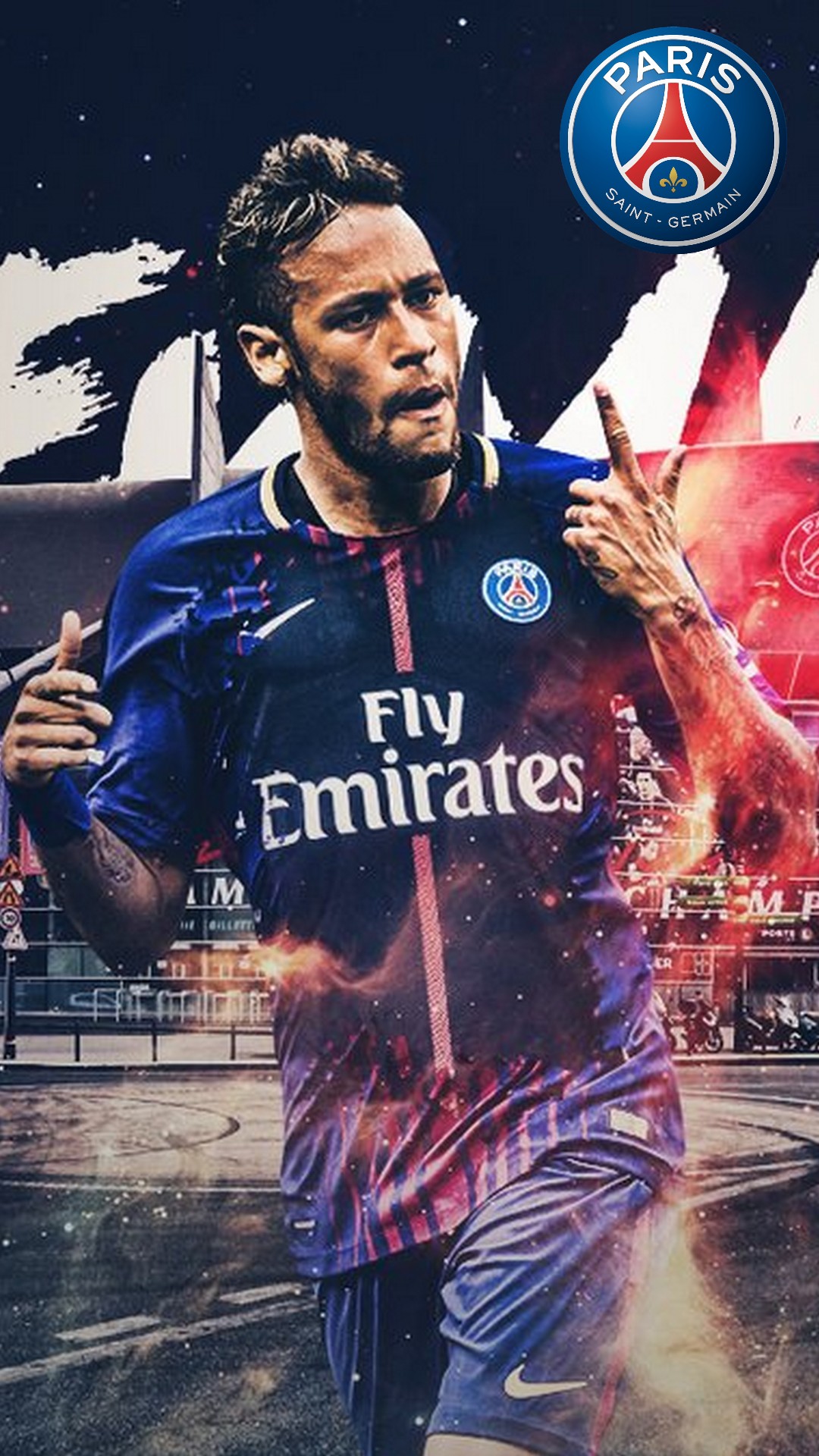 Neymar Psg Iphone 7 Wallpaper With Resolution Pixel - Neymar 2018 Wallpaper Hd - HD Wallpaper 