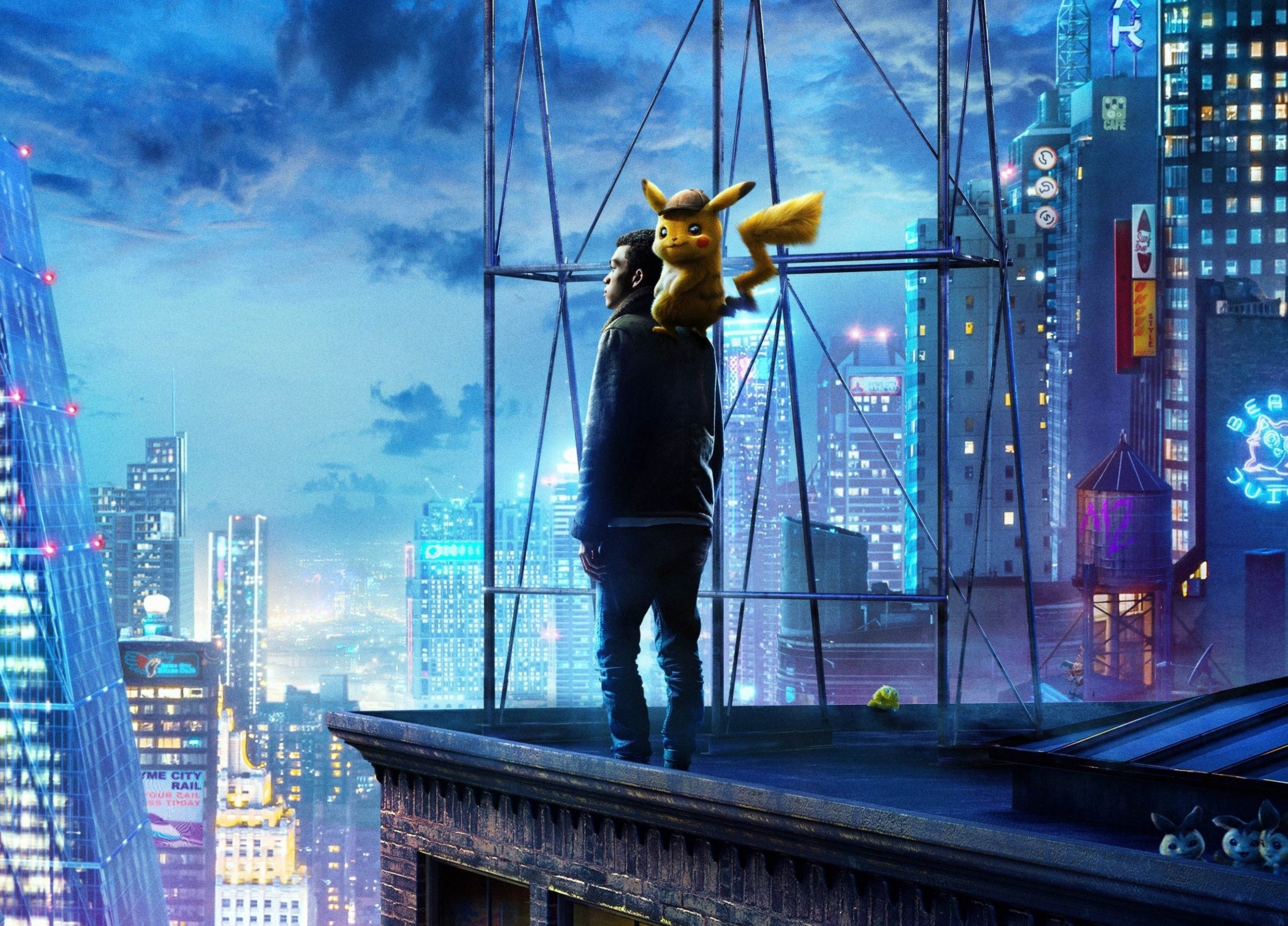 Detective Pikachu Poster Hd - HD Wallpaper 