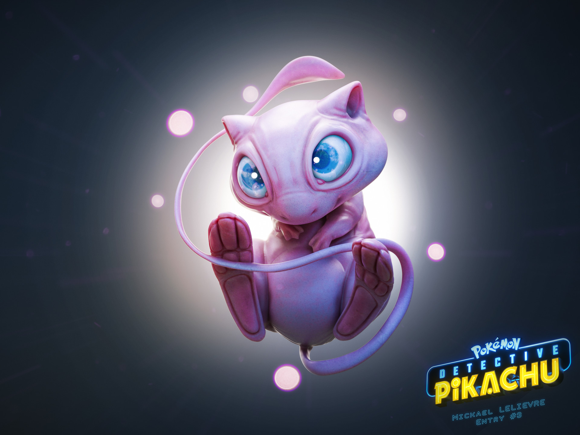 Pokemon Detective Pikachu - Pokemon Detective Pikachu Mew - HD Wallpaper 