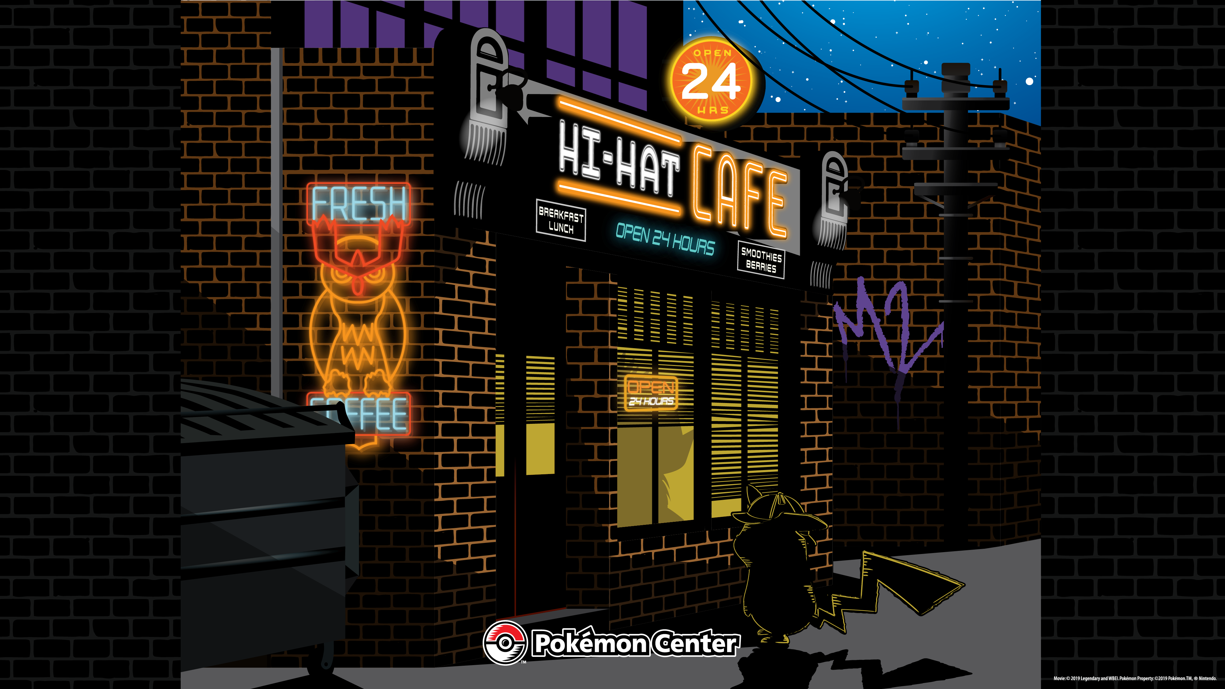 Pokemon Hi Hat Cafe - HD Wallpaper 