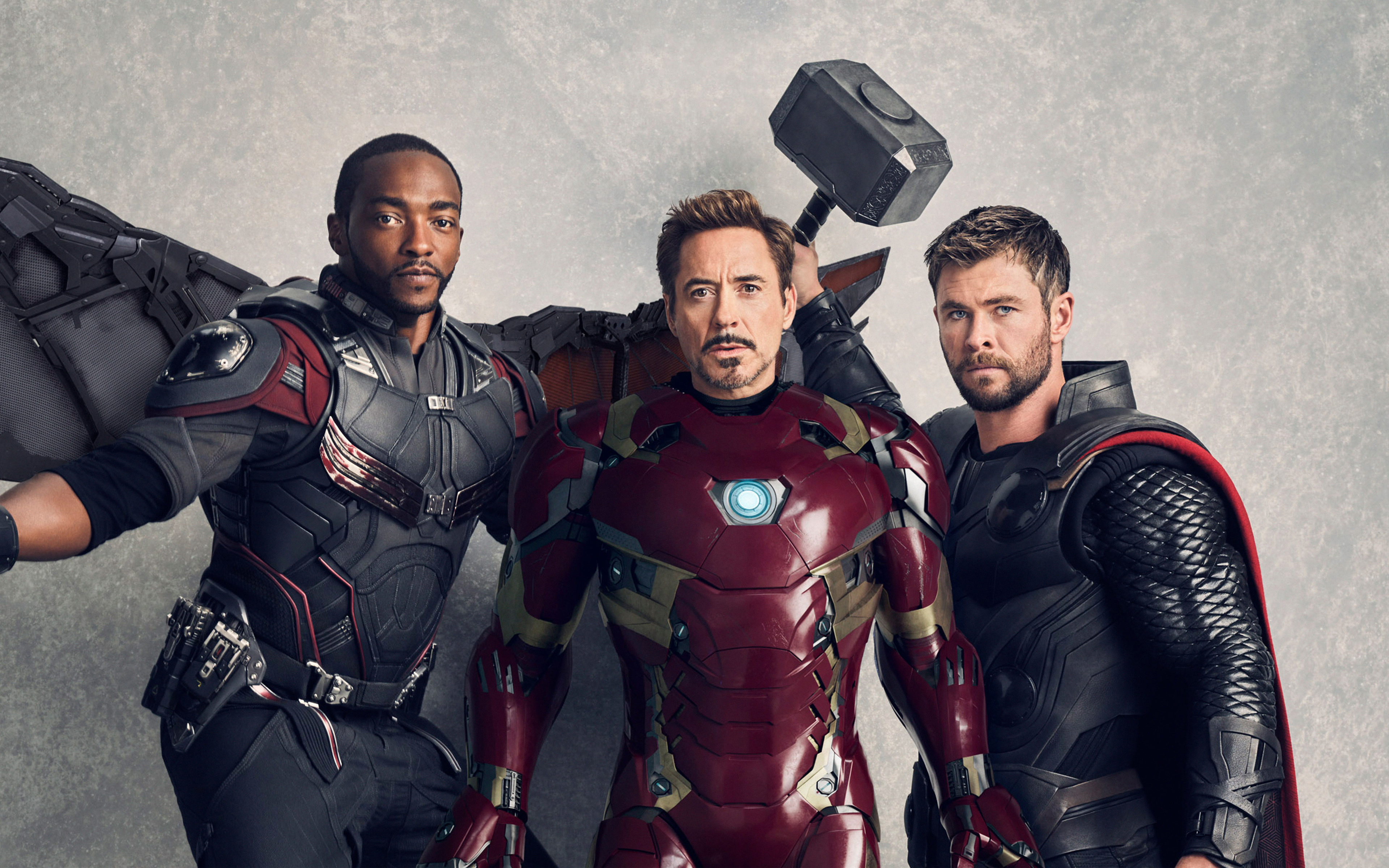 Avengers Infinity War Falcon Iron Man Thor 4k5564014854 - Anthony Mackie Infinity War - HD Wallpaper 