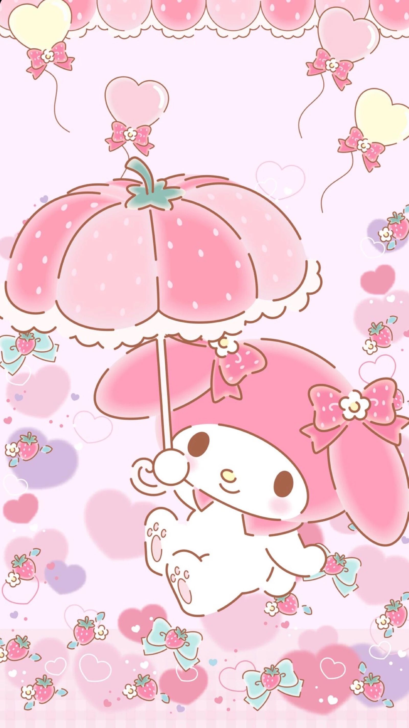 Pink Wallpaper Cute Kawaii - 1600x2844 Wallpaper 