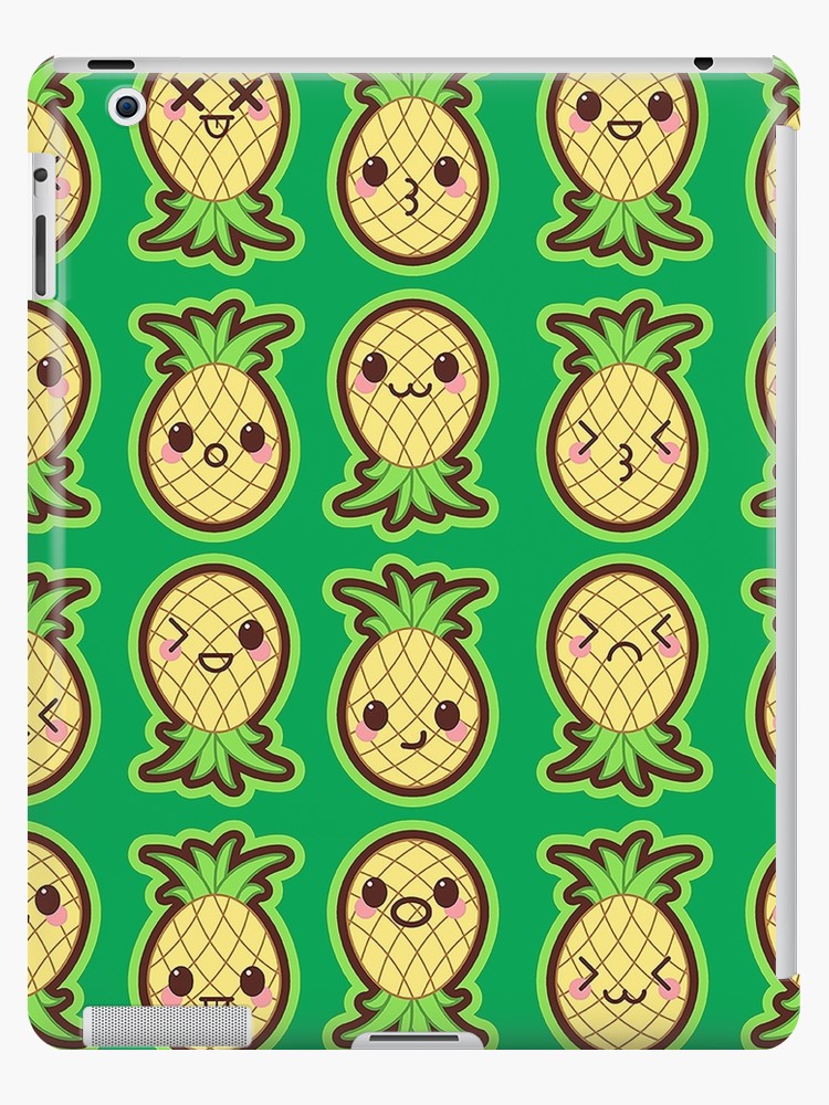 Kawaii Pineapple - HD Wallpaper 
