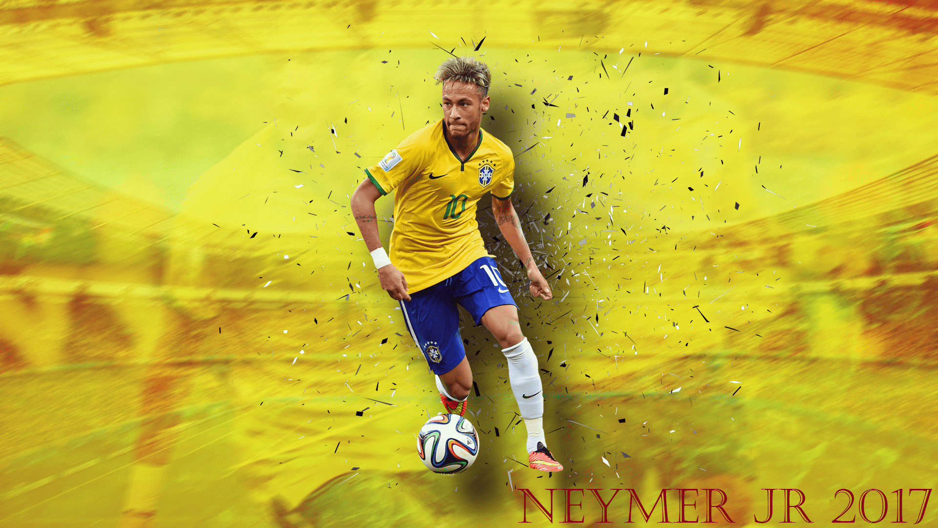 Neymar Brazil Wallpaper 2018 - HD Wallpaper 