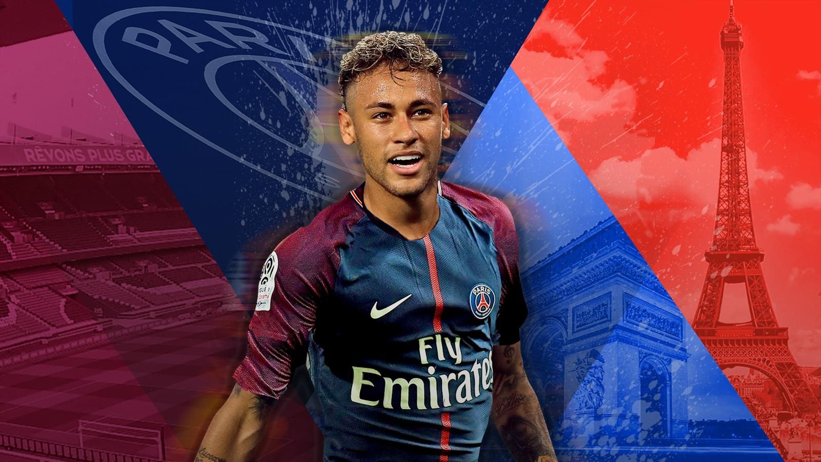 Neymar Wallpaper 4k-paris - Eiffel Tower - HD Wallpaper 