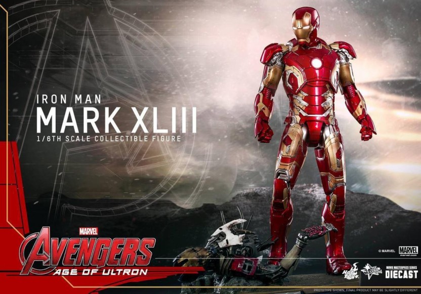 Hot Toys Iron Man Mark Xliii Diecast - HD Wallpaper 