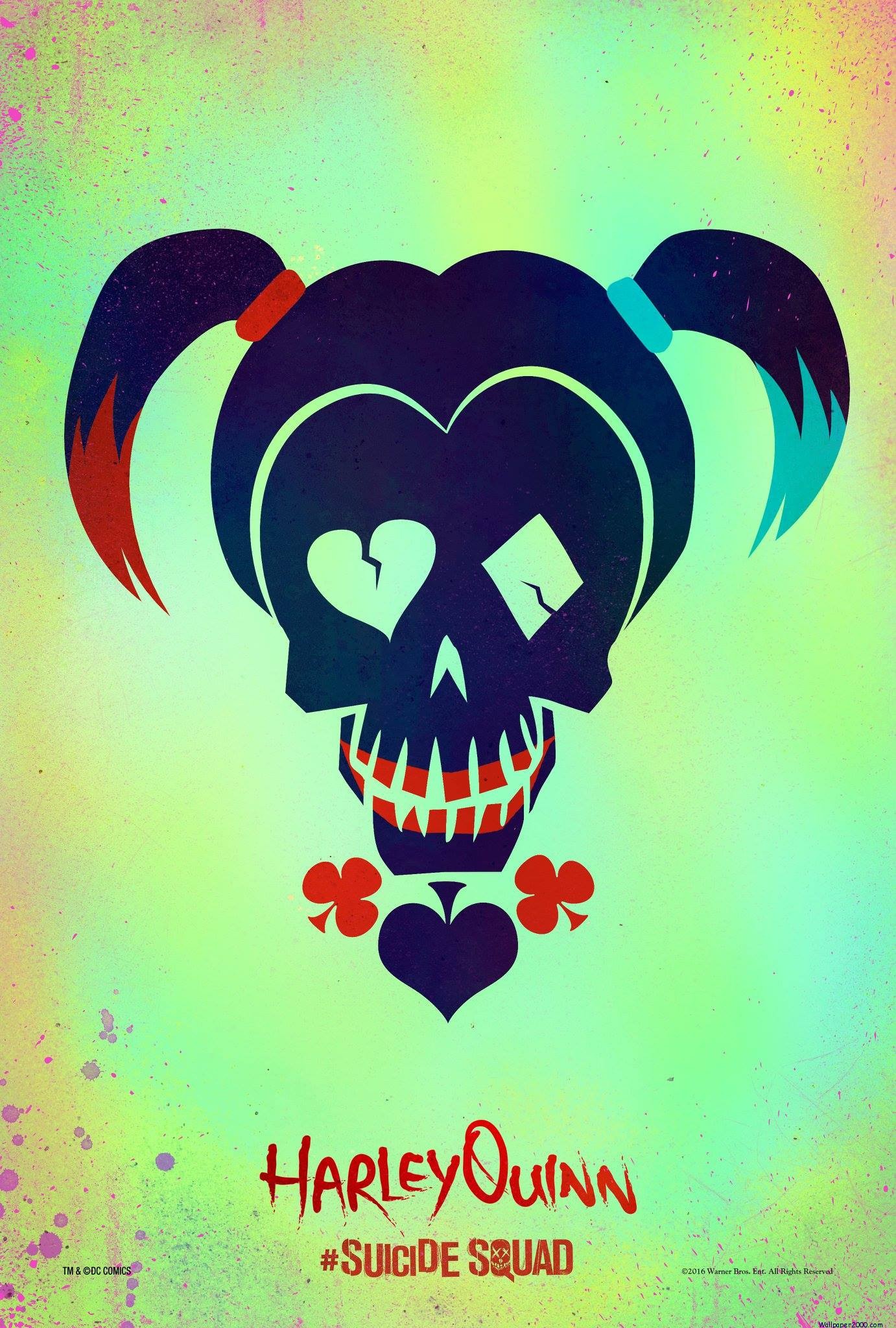 Harley Quinn Suicide Squad Fondo Android - Harley Quinn Suicidé Squad Symbol - HD Wallpaper 