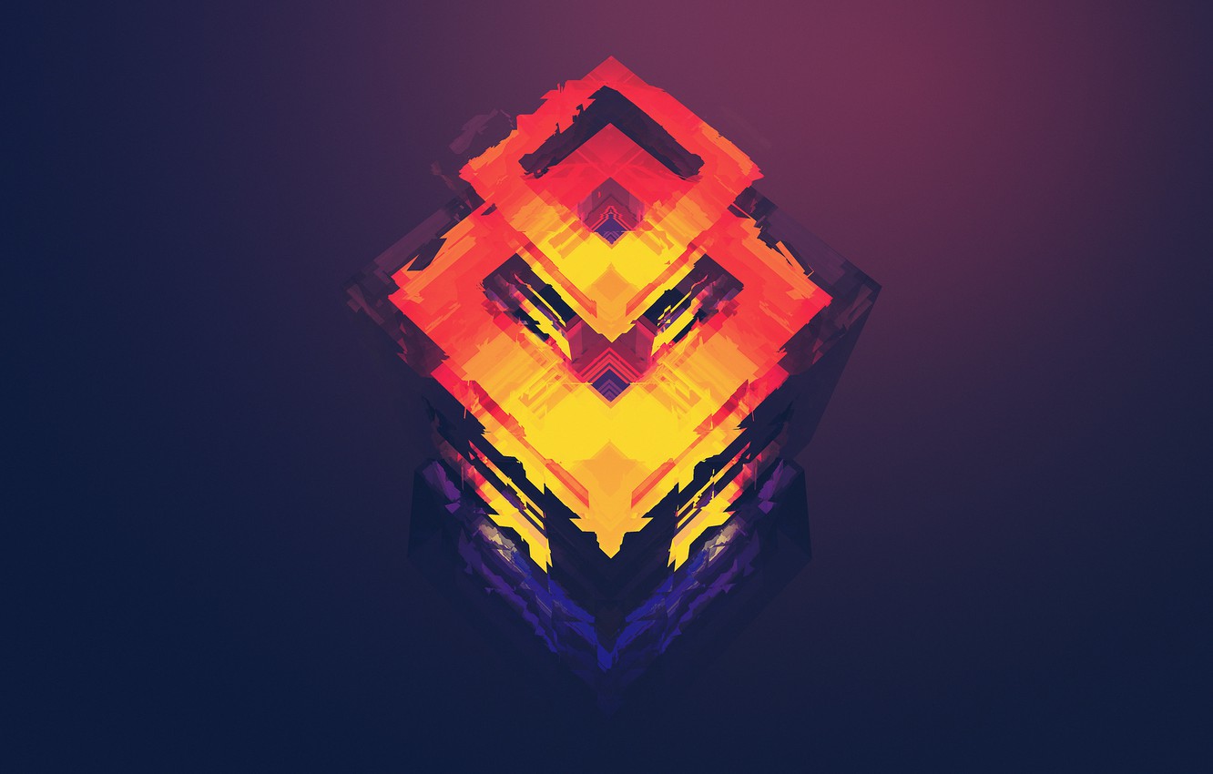 Photo Wallpaper Art, Cube, Justin Maller - 4k Wallpapers Mkbhd - HD Wallpaper 