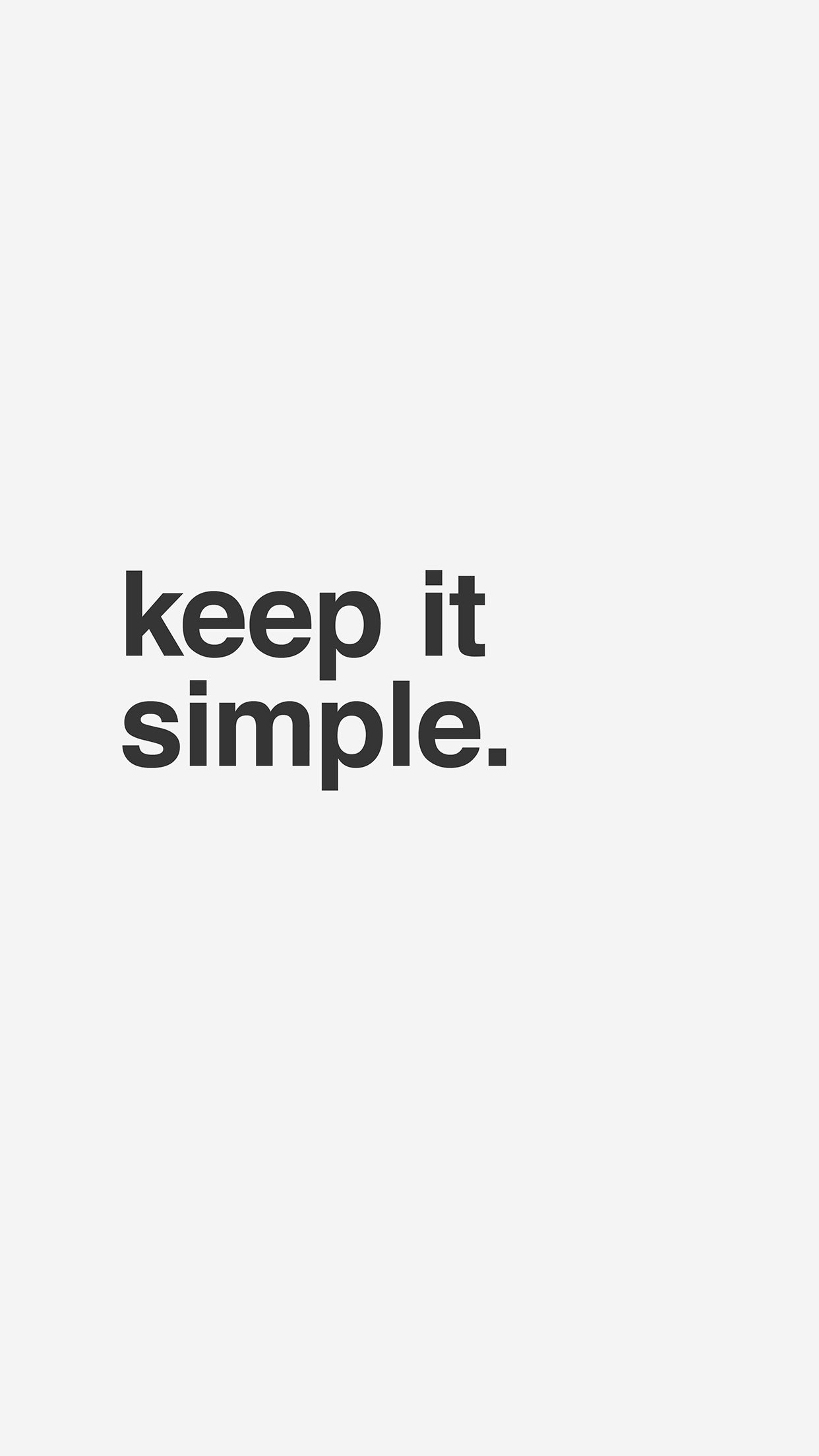 Keep It Simple White Iphone 7 Wallpaper - Iphone Wallpaper Keep It Simple - HD Wallpaper 