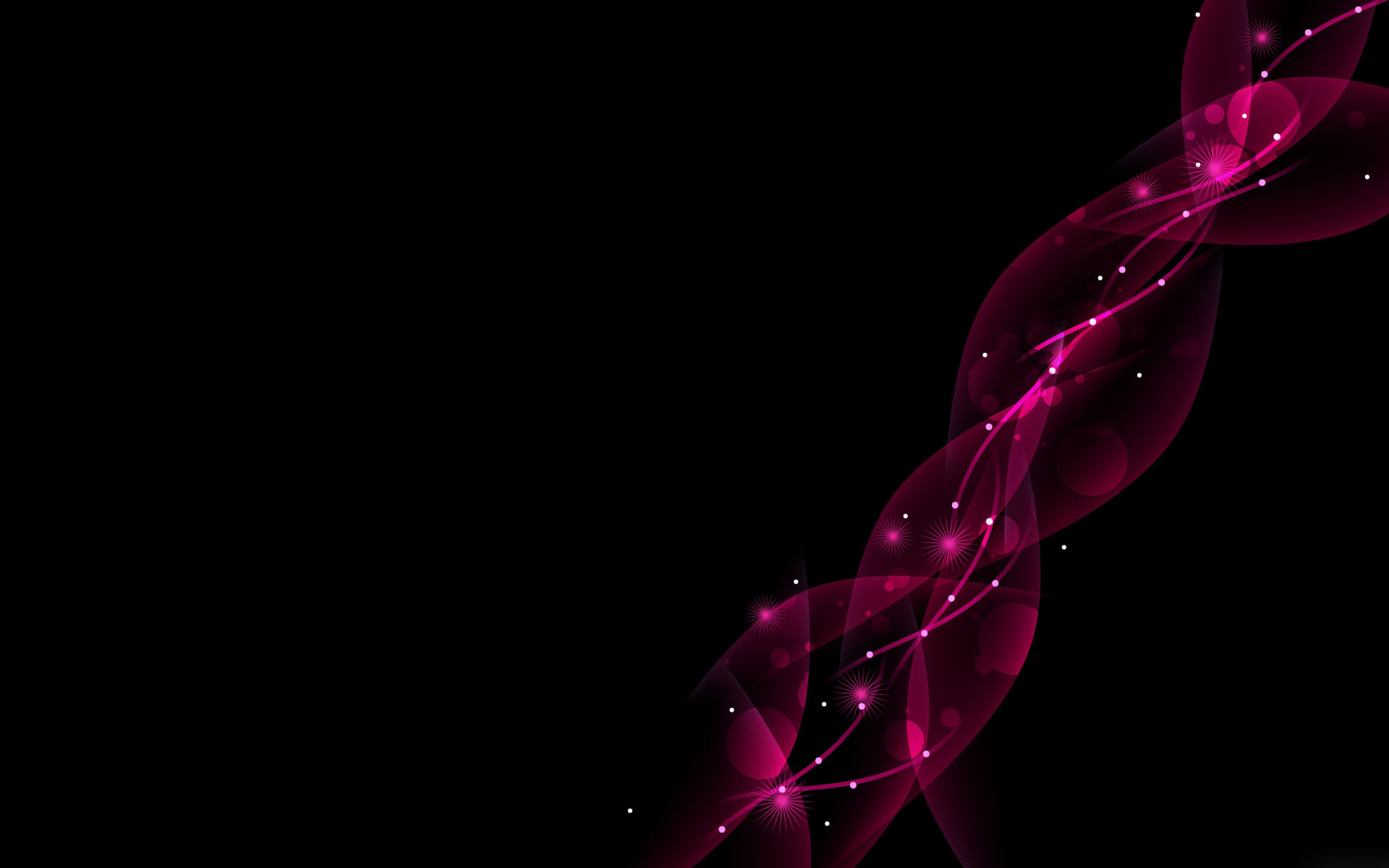 Dark Pink Wallpapers Hd Computer - Black And Pink Desktop - HD Wallpaper 