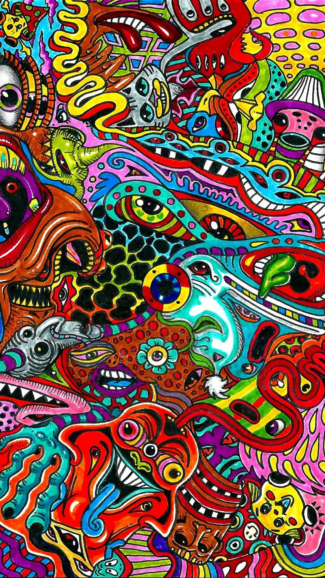 Wallpaper Android Trippy Art With Hd Resolution - Trippy Art - HD Wallpaper 
