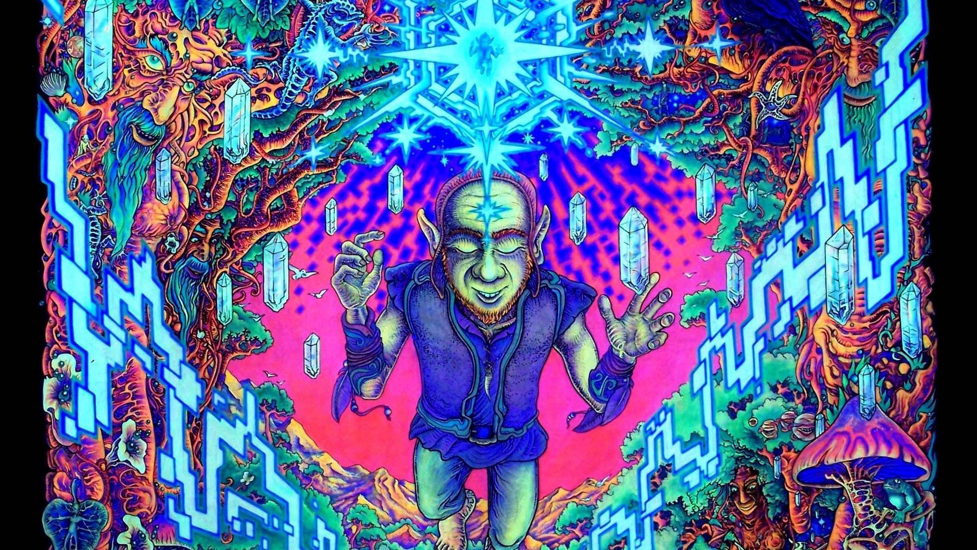 Wallpaper Trippy Desktop - Computer Wallpaper Trippy - HD Wallpaper 