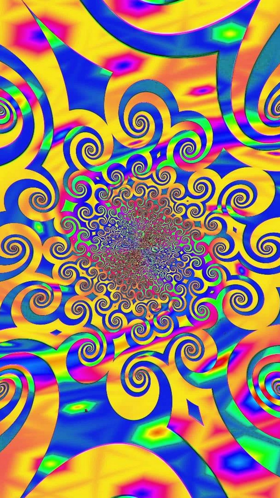 Wallpaper Android Trippy Colorful With Hd Resolution - Trippy Backgrounds - HD Wallpaper 