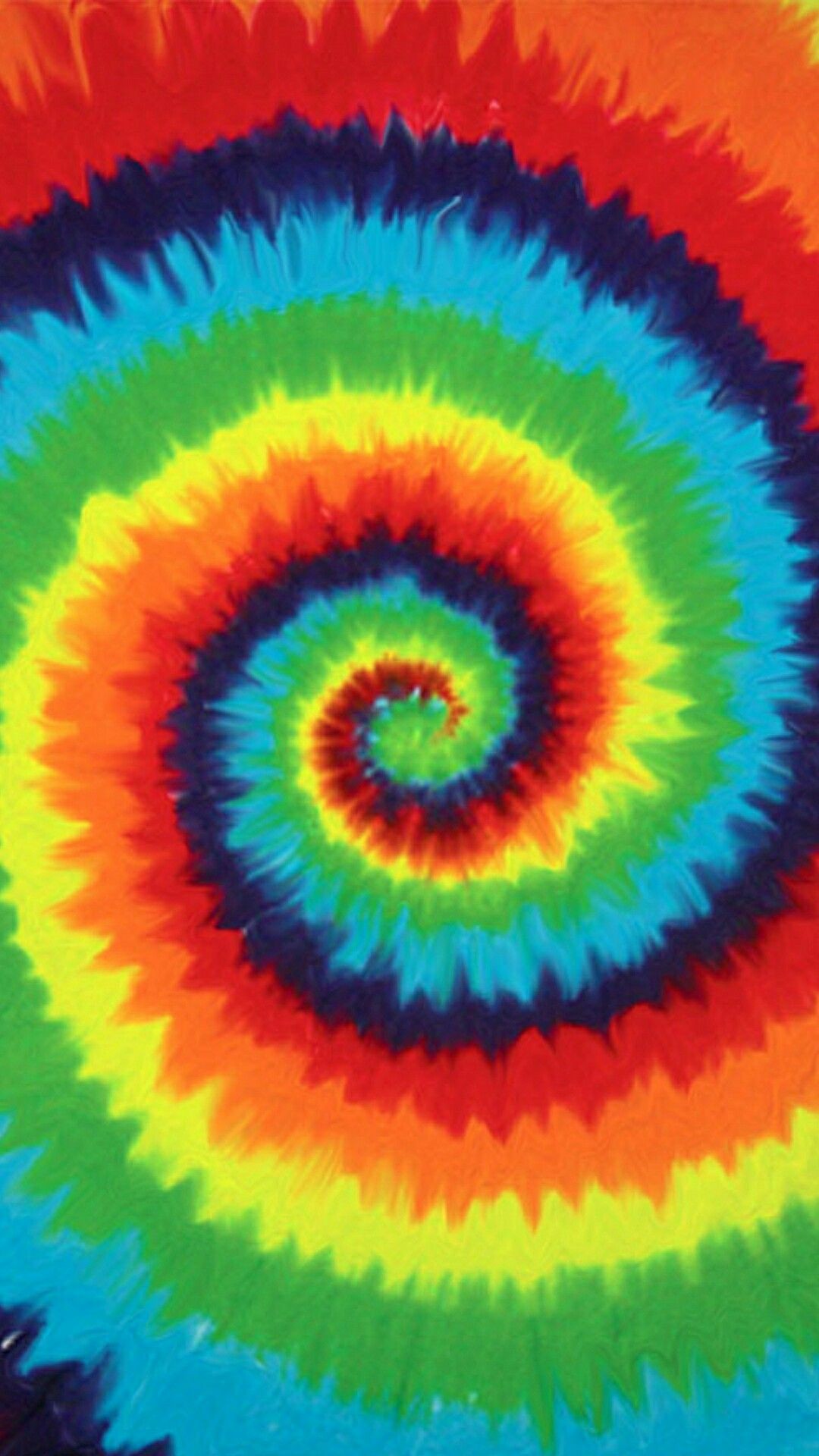 1080x1920, Tie Dyed, Spiral, Psychedelic, Wallpaper, - Tie Dye Spiral Painting - HD Wallpaper 