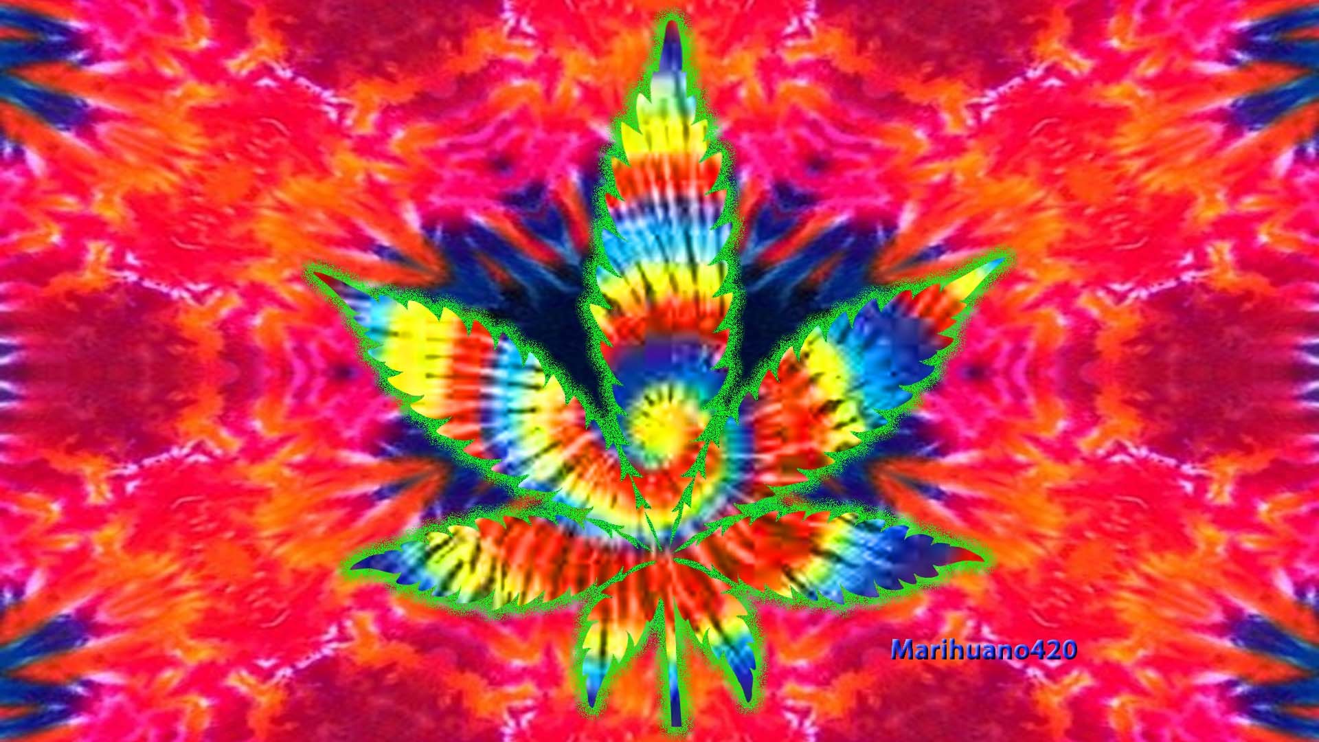 Trippy Weed Backgrounds 
 Src Download Trippy Wallpaper - Trippy Weed Hd - HD Wallpaper 