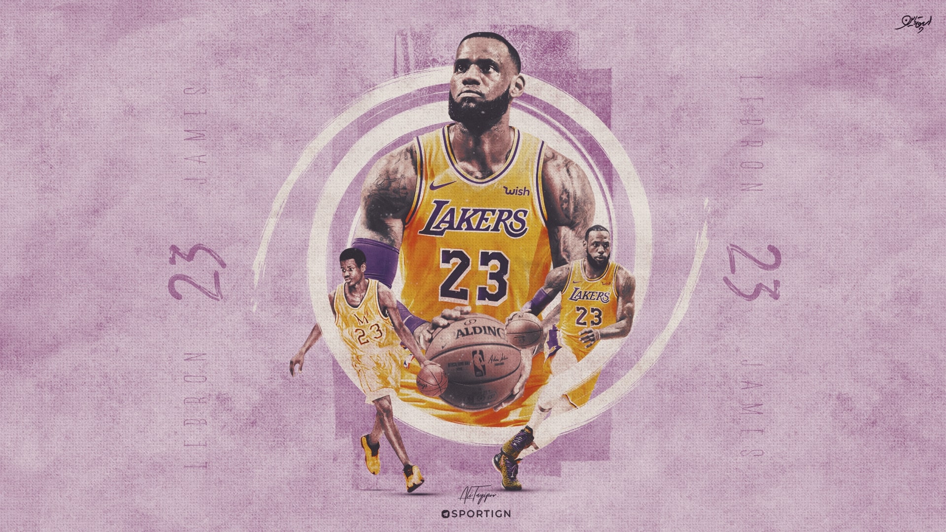 Wallpaper Of Basketball, Lebron James, Los Angeles - Lebron James Wallpaper Lakers - HD Wallpaper 