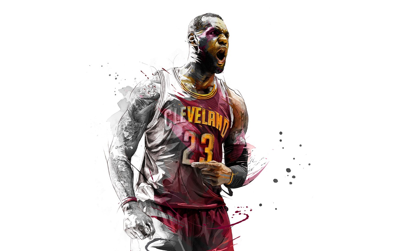 Photo Wallpaper Lebron James, Basketball, Cleveland - Lebron James Wallpaper 4k - HD Wallpaper 